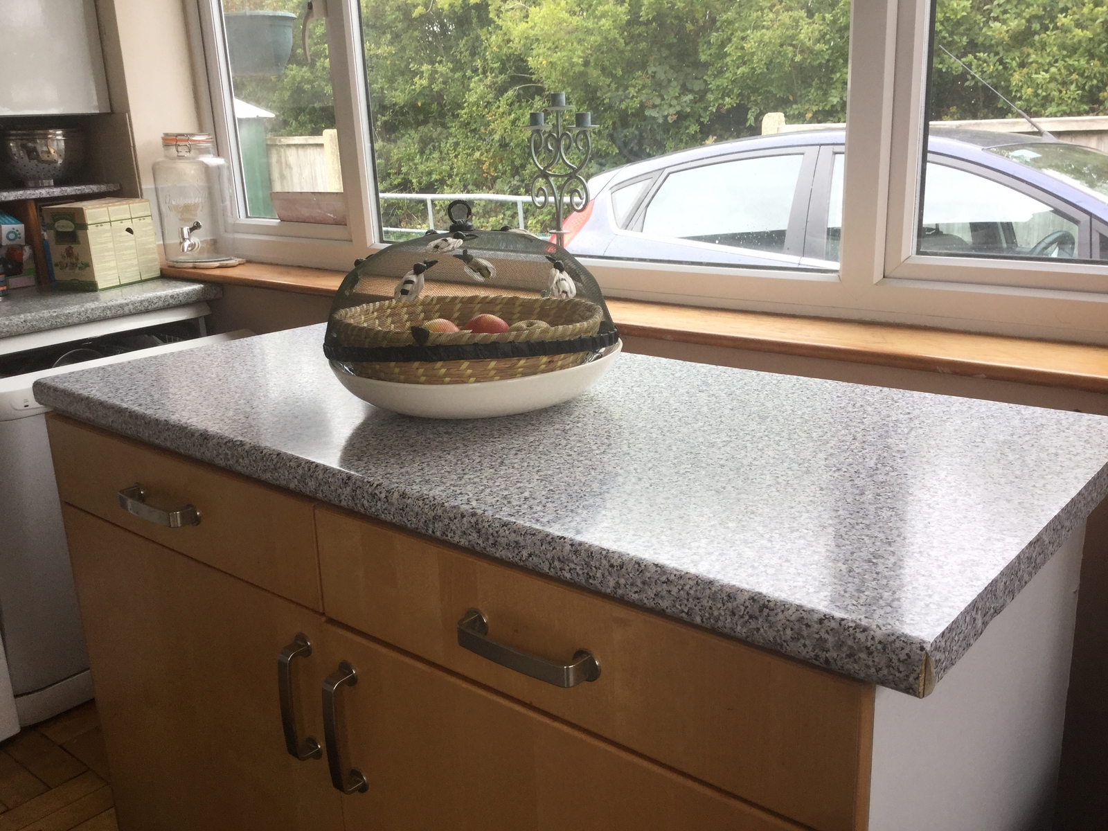 Granite Grey dc fix selfadhesive vinyl kitchen wrap for worktops 67