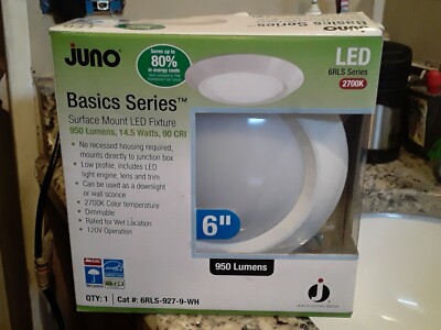 JUNO BASIC SERIES, 6'', 950 LUMENS, 6RLS SERIES