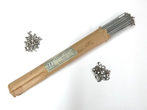 110 x Raggi Ruota FF 245 x 18 FF G15 Bici Bicibletta Bambino Baby Vintage Ray Wheel Bike