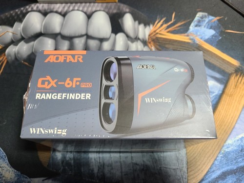 AOFAR GX-6F PRO Golf Range Finder 600Y Slope on/off Flag Lock with Pulse SEALED