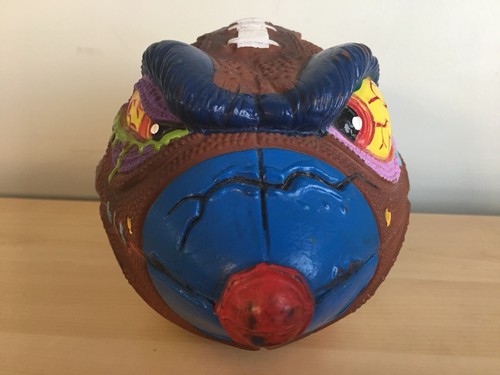 VTG 1986 Super Madballs Touchdown Terror Football 80s Teeth Gross Monster Toy