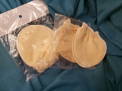 Baby Mittens 3 Sets Yellow