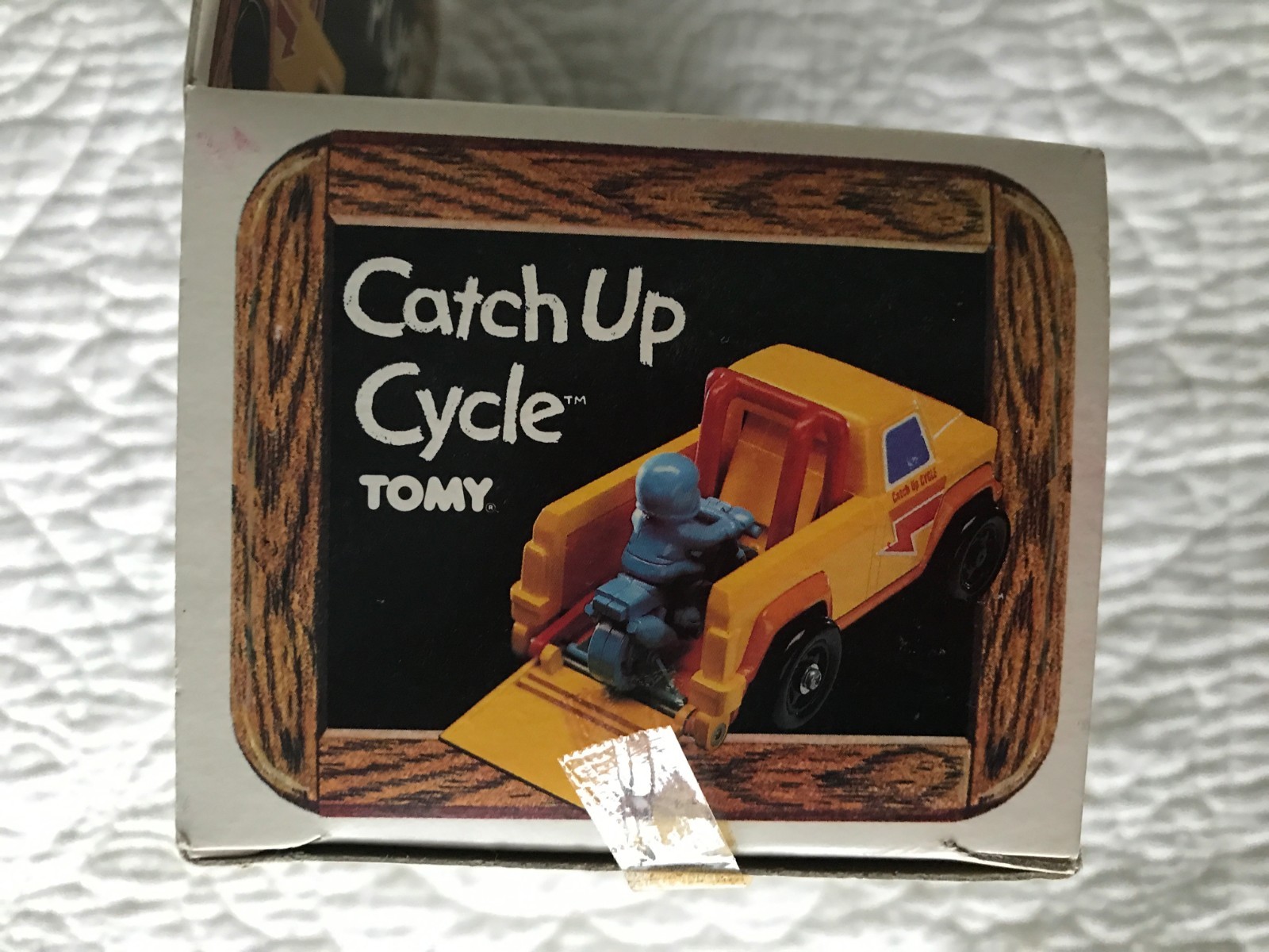 Tomy Catch Up Cycle VIntage 1982 toy in original package