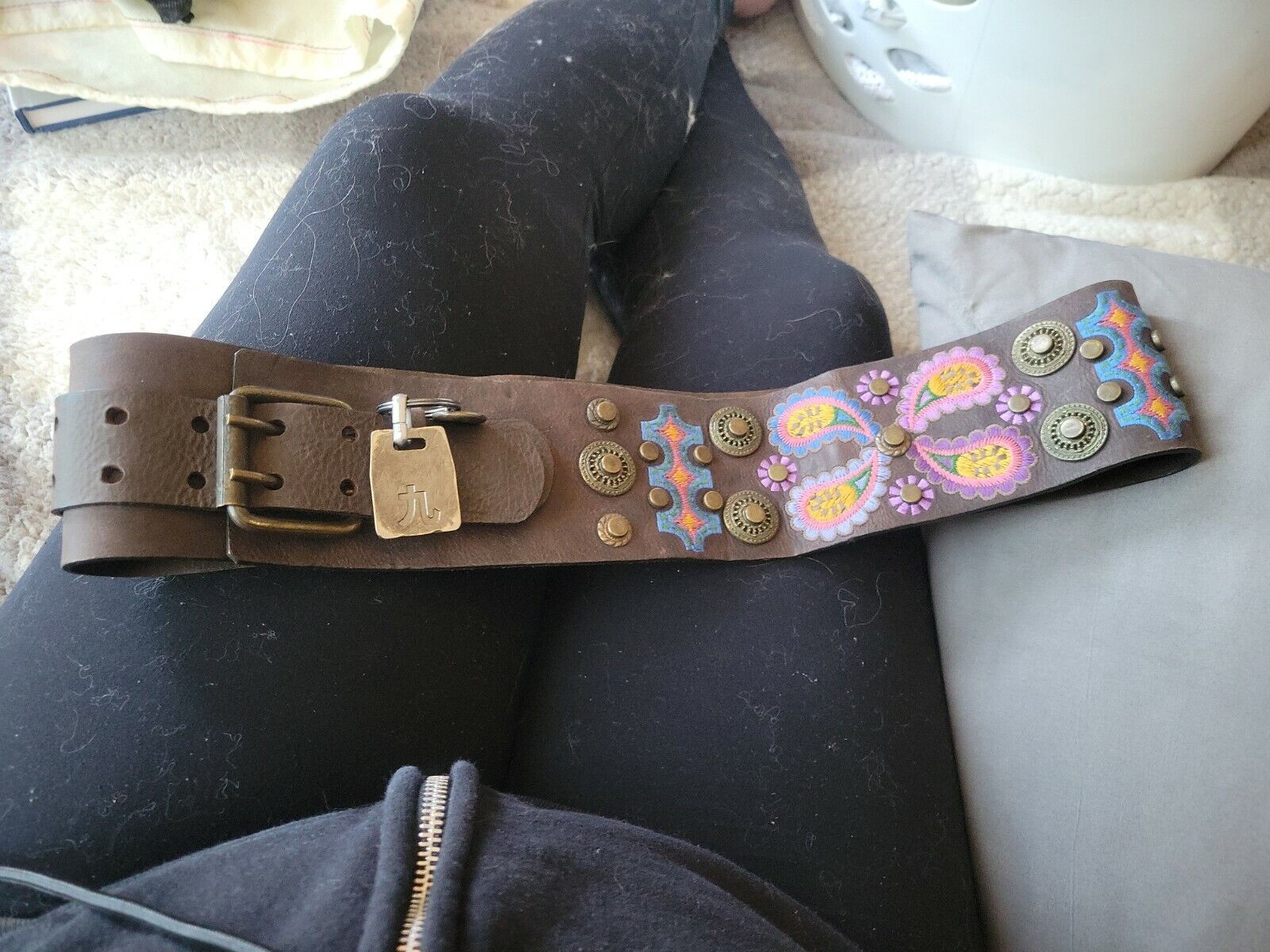 Number (N)INE BOHO EMBROIDERED LEATHER BELT | eBay Number (N)INE BOHO EMBROIDERED LEATHER BELT | eBay