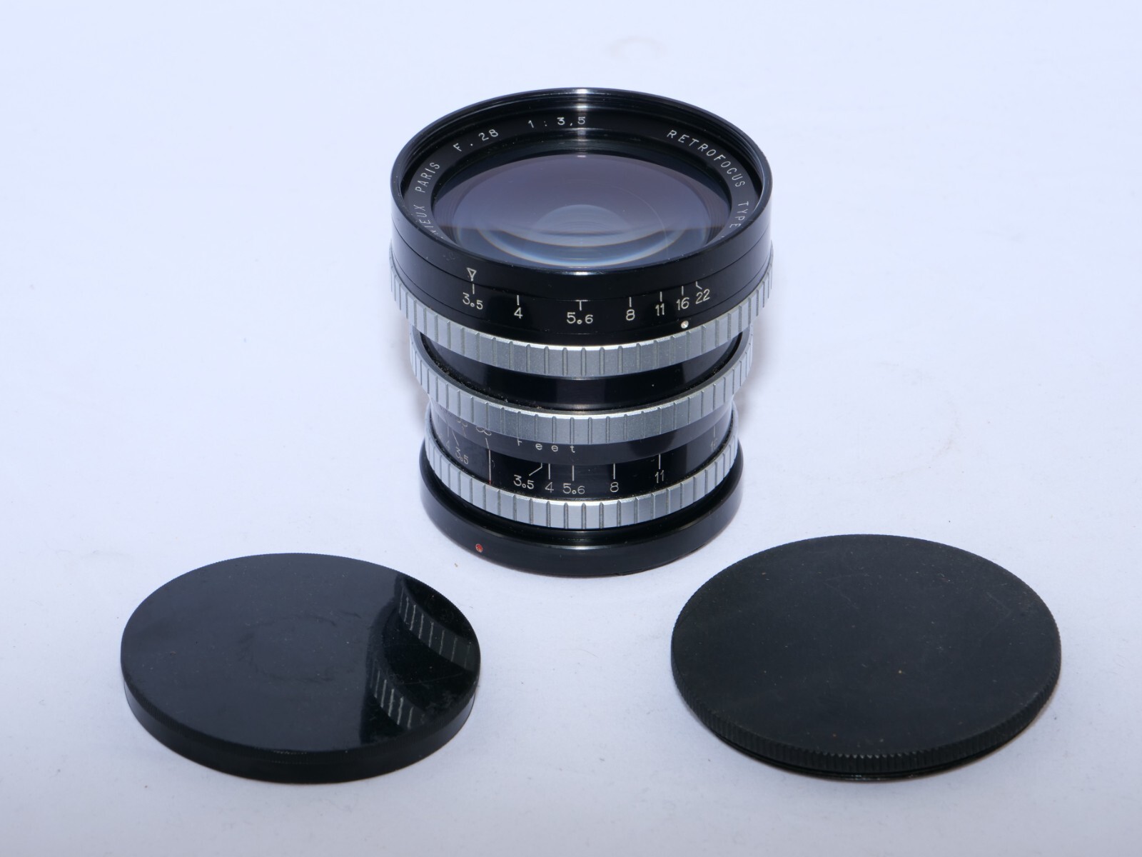 その他 Angenieux 3.5/28 Type R11 for Exakta Angenieux 28mm f3.5 Wide Angle Lens for ALPA mount . BLACK