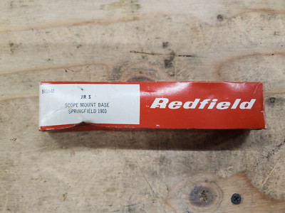 REDFIELD JR M1903 SPRINGFIELD RECEIVER SCOPE BASE Missing 2 screws, used