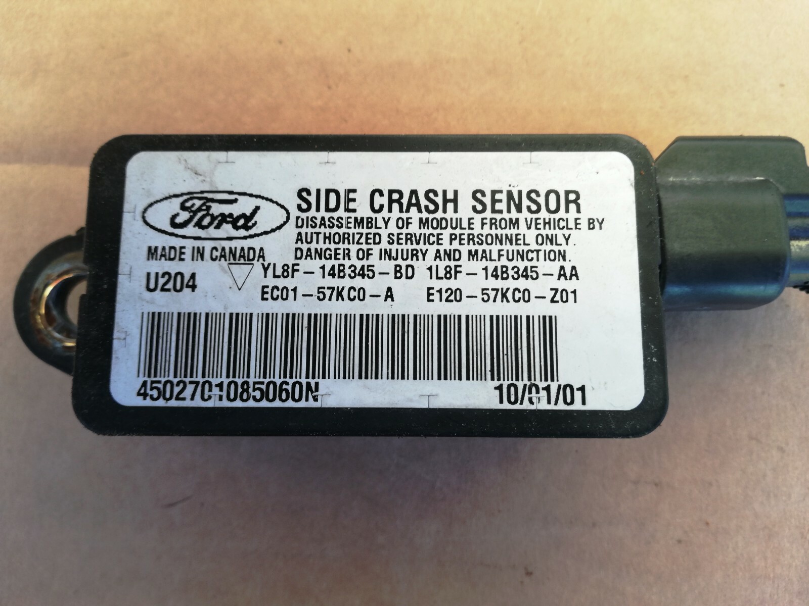 Mazda Tribute 2000-07 Crash Sensor YL8F-14B345-BD used | eBay
