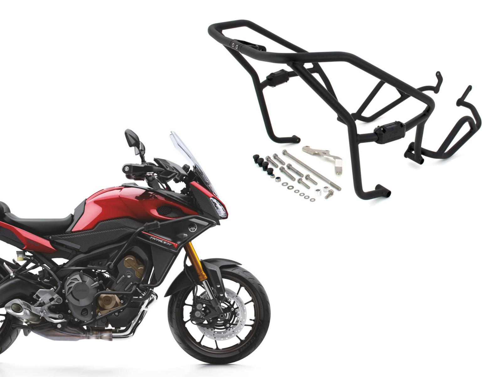 Protezione Motore Per Aprilia Tuareg 660 2022 - Copricarter In ABS Stile Carbonio - Foto 11