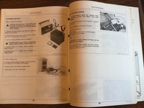 John Deere 330 Tractor Service Shop Operator’s Manual OMM88939 F5