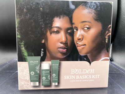 Bolden Skin Basics Kit Brightening Cleanser Toner Moisturizer Sealed - EXP 12/24
