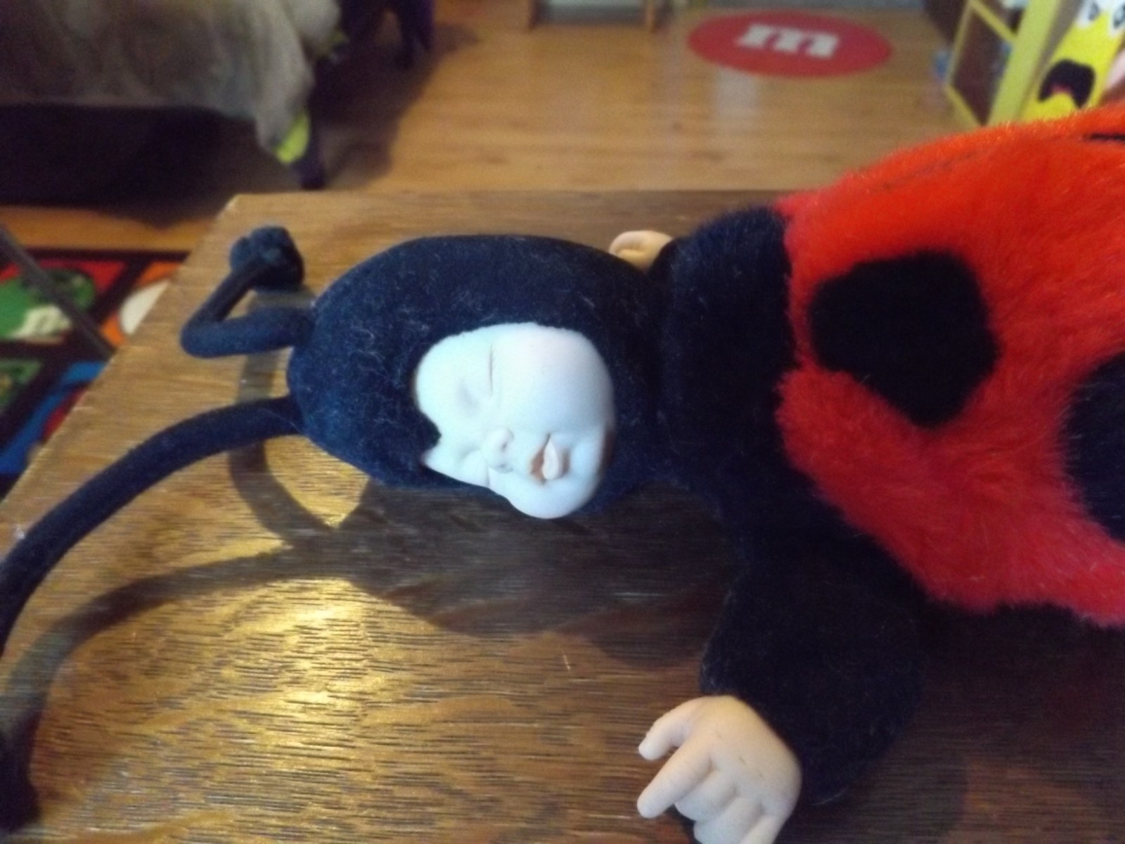 Anne Geddes LADYBUG 1997 9 INCH STUFFED SO CUTE