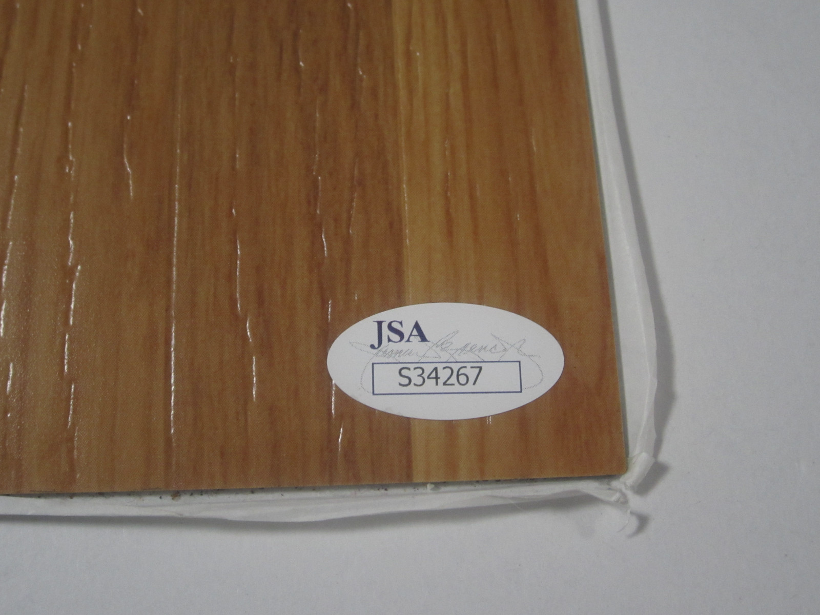 Kyrie Irving Cleveland Cavaliers signed vinyl 12x12 floorboard JSA COA