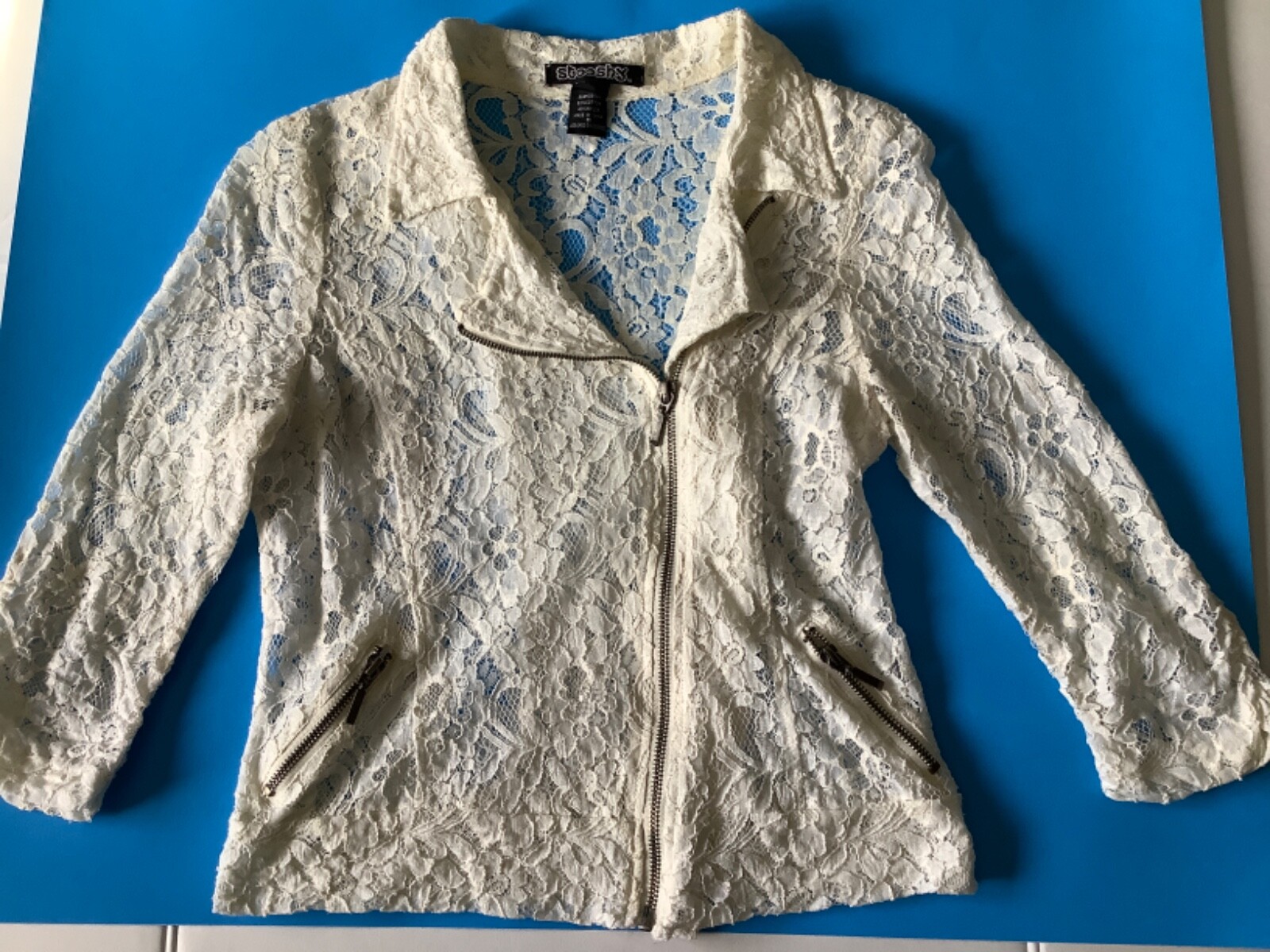 【EEUN】Sheer Lace Ops basic3_4sleevewhitelace_4__552