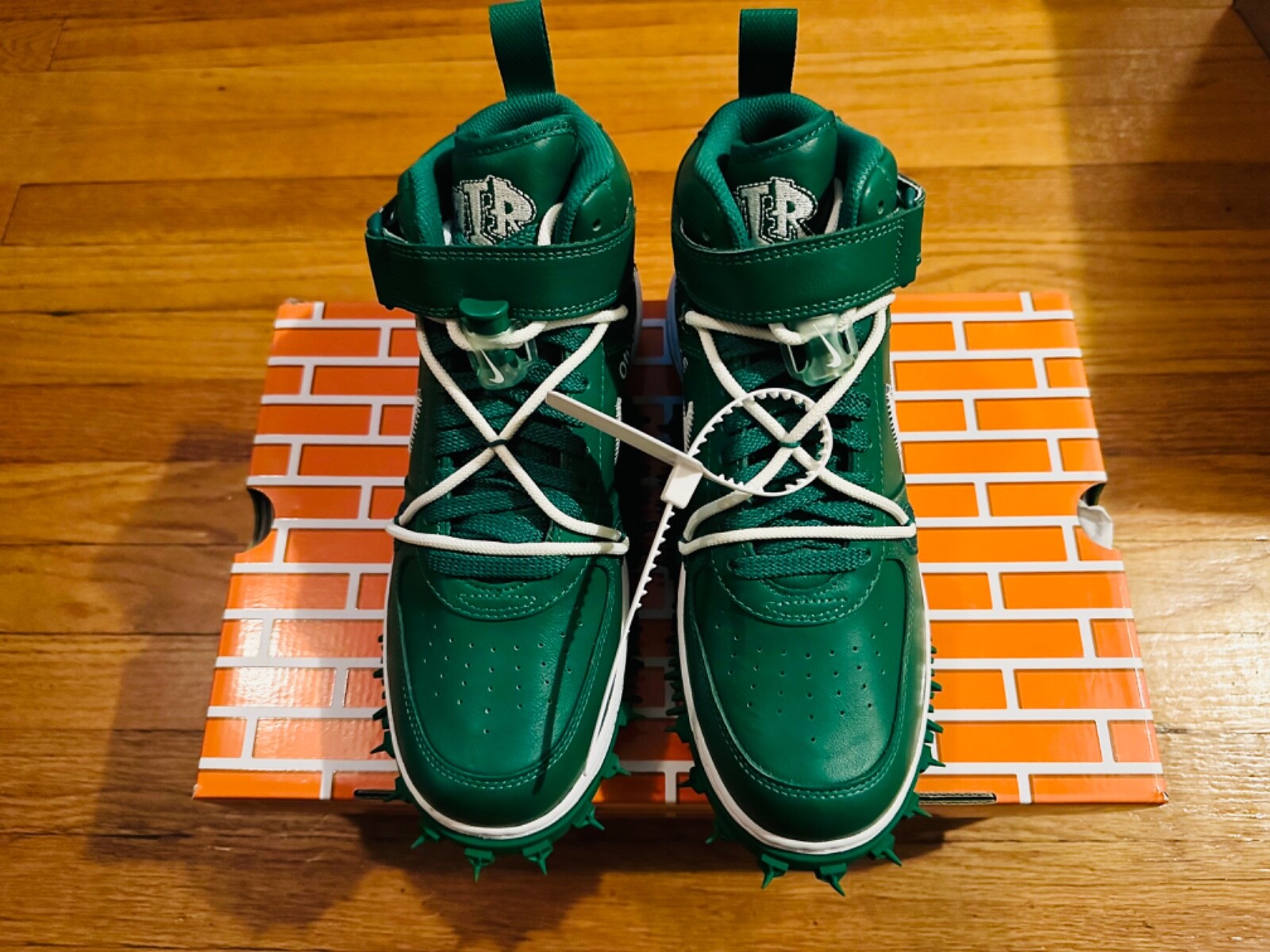 【新品】NIKE X OFF WHITE AIR FORCE 1 MID SP Off White X Air Force 1 Mid SP Leather 'Sheed' - Nike