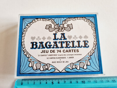 Cartes De Jeu Le Bagatelle Le Ducale + Regle Original Playing Cards Nouveau
