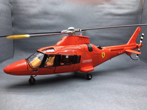 🇺🇦 1:43 Agusta Ferrari Team F50 Helicopter HandMade Red 1