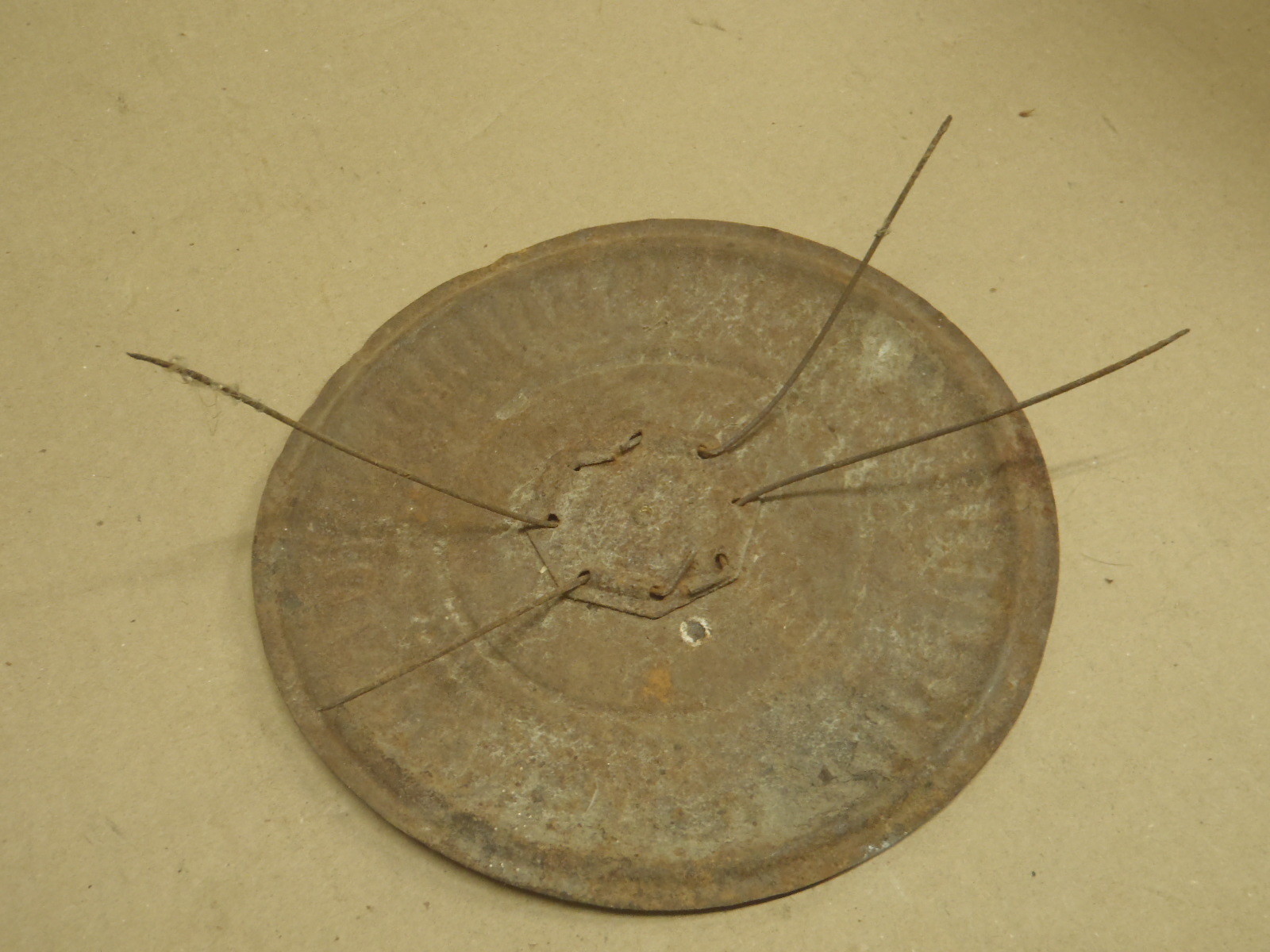 VINTAGE CHIMNEY BLOCKER WOOD STOVE FLUE COVER NATCHEZ MISSISSIPPI RIVER BOAT