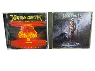 Megadeth CD Lot of 2 Greatest Hits & Countdown To Extinction