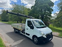 2018 (67) VAUXHALL MOVANO 2.3 12FT DROPSIDE HIAB CRANE TRUCK EURO 6