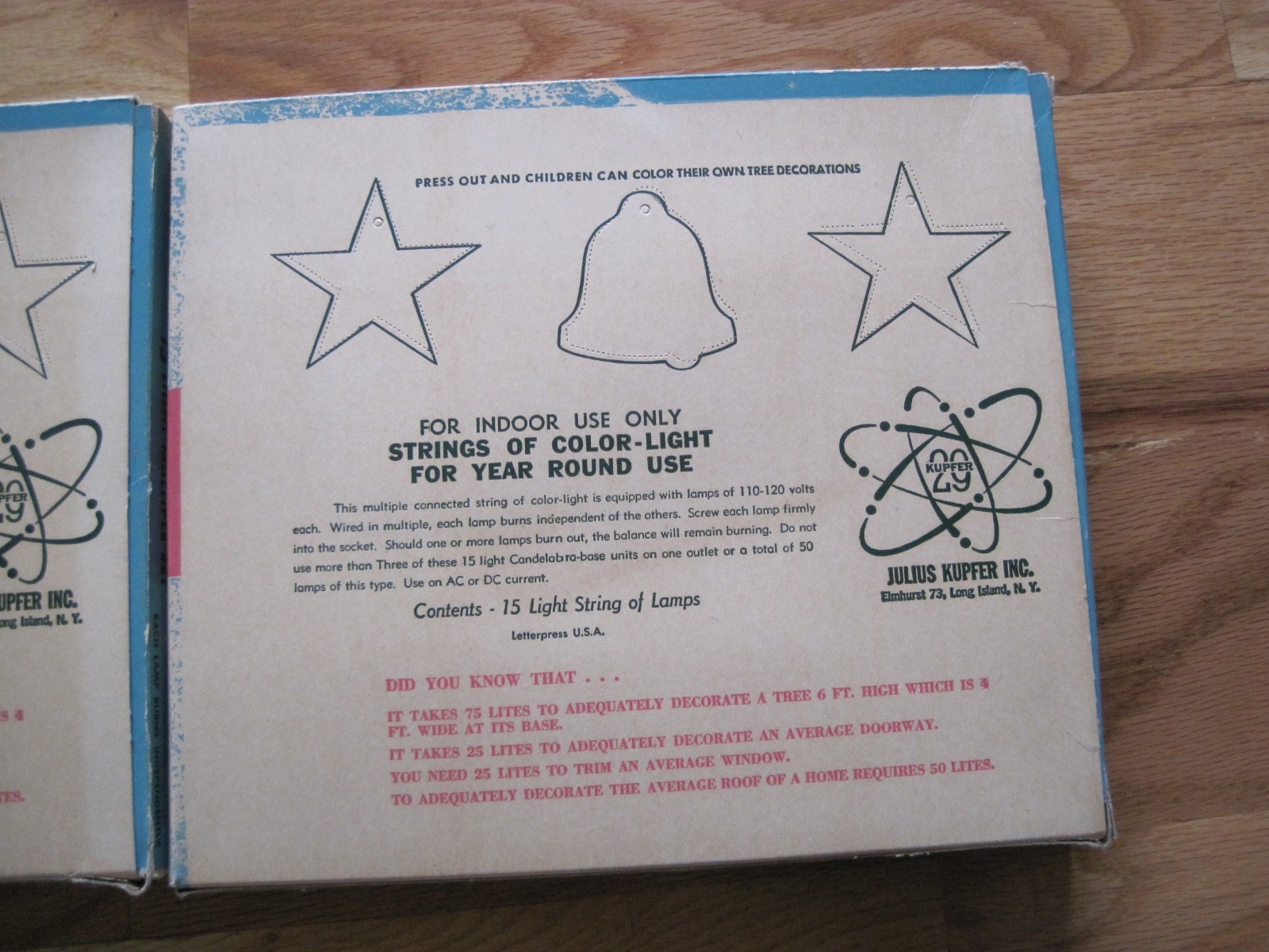 Christmas Screw Bulb Multi Color Lights Everlite 15 Light Lot 2 Boxes Vintage