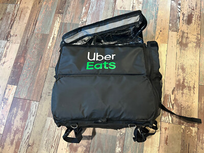 UBER EATS Insulated Delivery Bag Tote Backpack Large