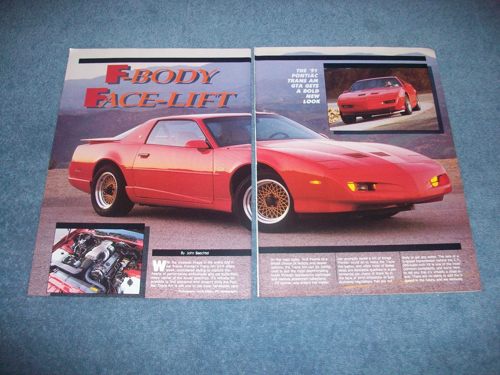 1991 Pontiac Firebird Trans Am GTA Vintage Info Article 