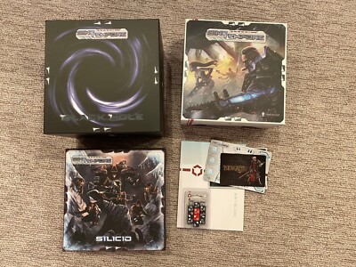 SINE TEMPORE Explorer Kickstarter EXCLUSIVE SILICIO EXP+BELIAR FIG+BLACKHOLE BOX