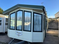 DOUBLE GLAZED & CENTRAL HEATED CARAVAN FOR SALE OFF SITE 2 BEDROOMS