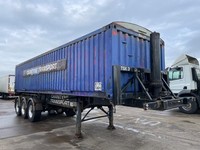 CORUS 30FT TIPPING SKELETAL TRAILER C/W STEEL TIPPING BODY- 2000 - C059637