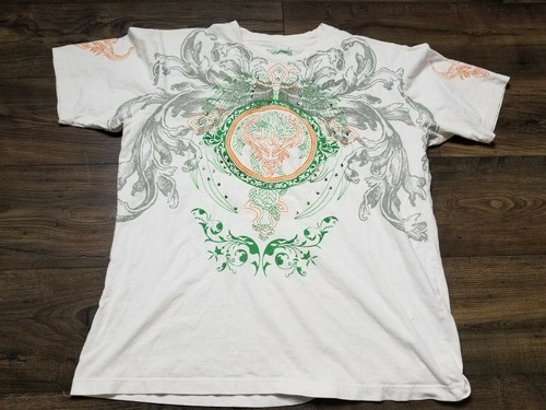 JINZU Mens XL AOP Fleur Short Sleeve T-Shirt T St Patricks