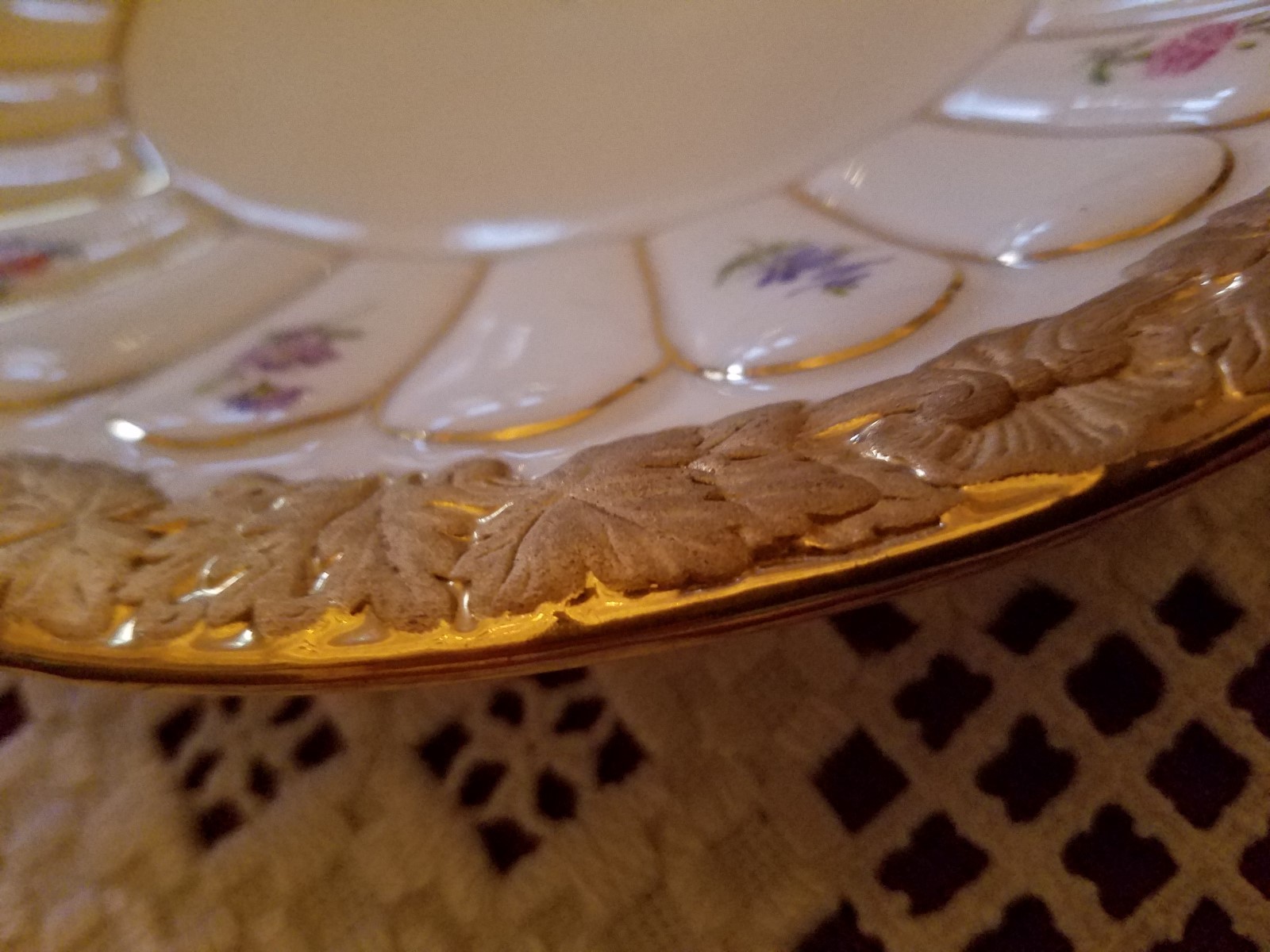 Meissen Strewn Flowers  Dessert / Coffee set