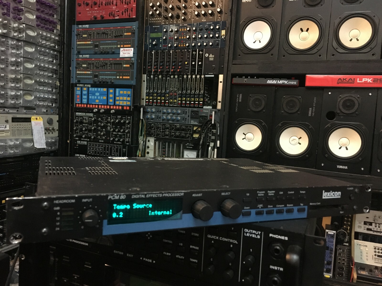 Lexicon PCM80 デジタルリバーブ Lexicon PCM 80 Digital Effects Processor Vintage Rack Reverb