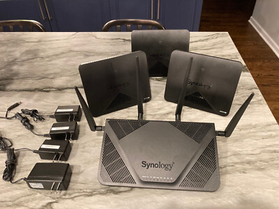 Synology RT2600ac Router and 3x MR2200ac Access Points - MESH for Max Coverage!!