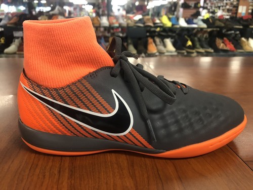 Nike Magista Obra 2 Academy DF IC Dark Grey Total Orange Size 4
