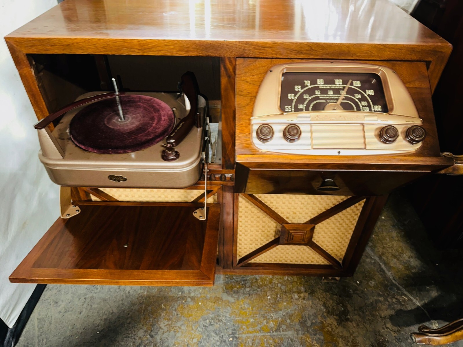 RARE***BEAUTIFUL*** Antique 1948 Admiral 9B14-UL Stereo
