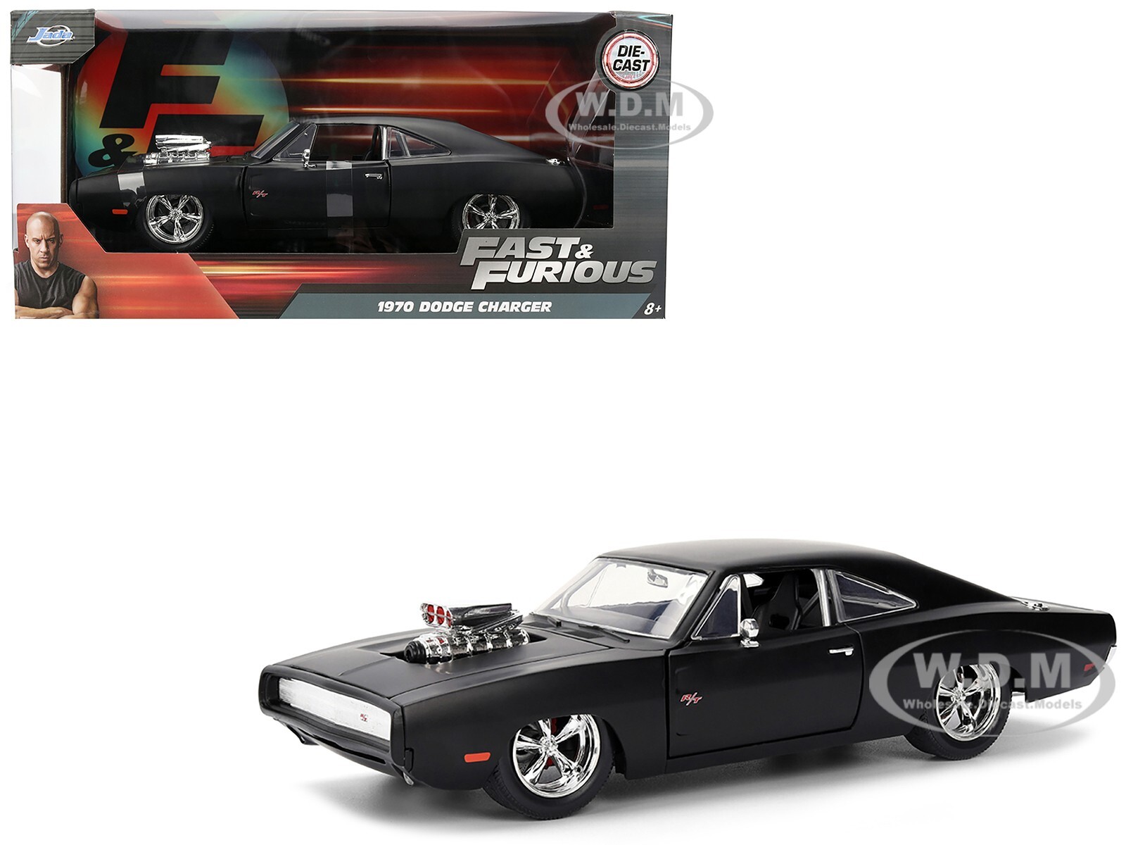 1970 DODGE CHARGER R/T MATT BLACK 