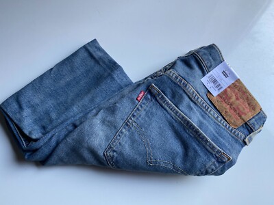 LEVI'S CLASSIC 541 ATHLETIC TAPER FLEXSTRETCH BLUE STONEWASHED JEANS 30W 30L NEW