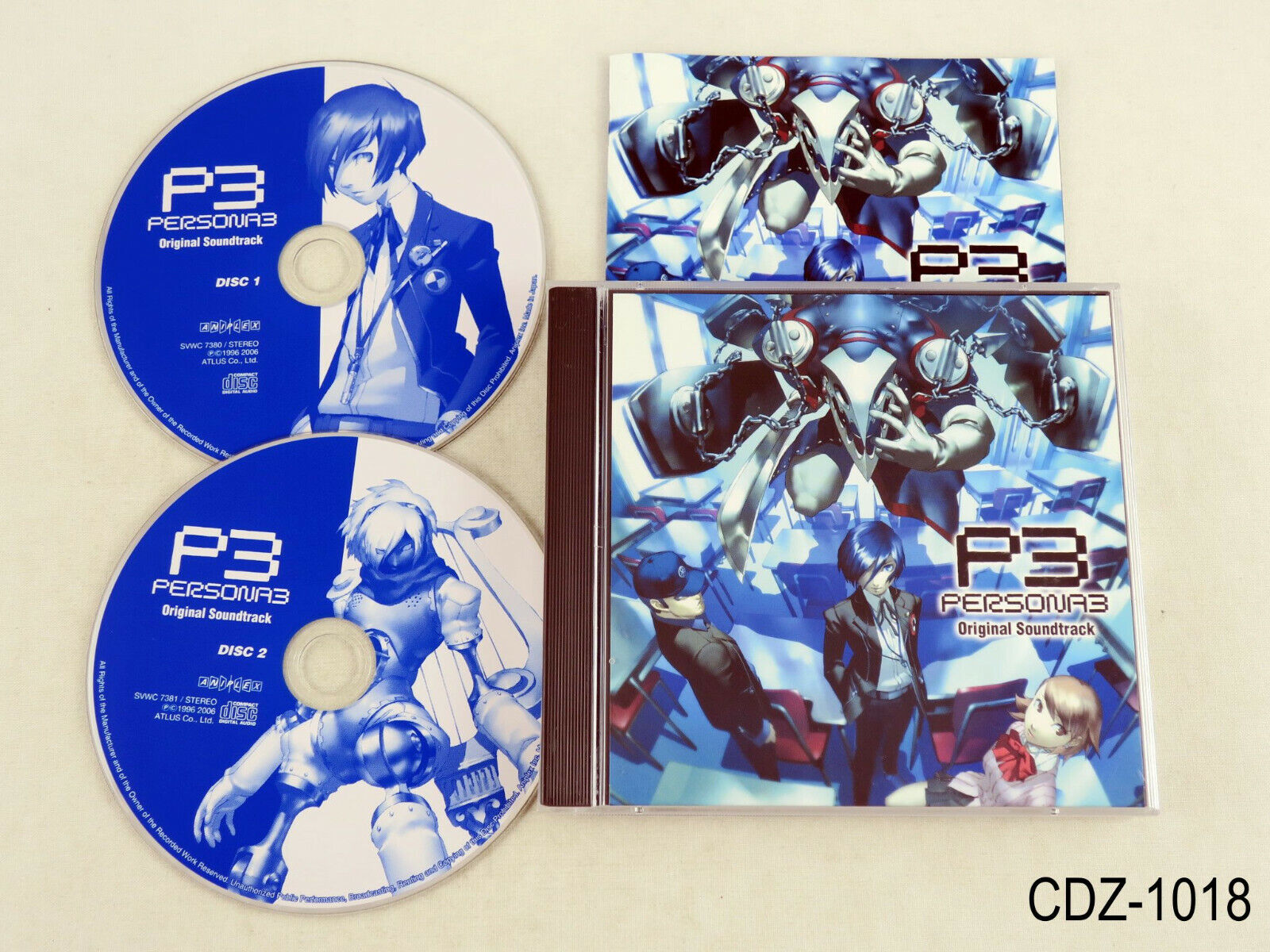Persona 3 Original Soundtrack OST Japanese Import 2CD Music Persona 3 Original Soundtrack OST Japanese Import 2CD Music