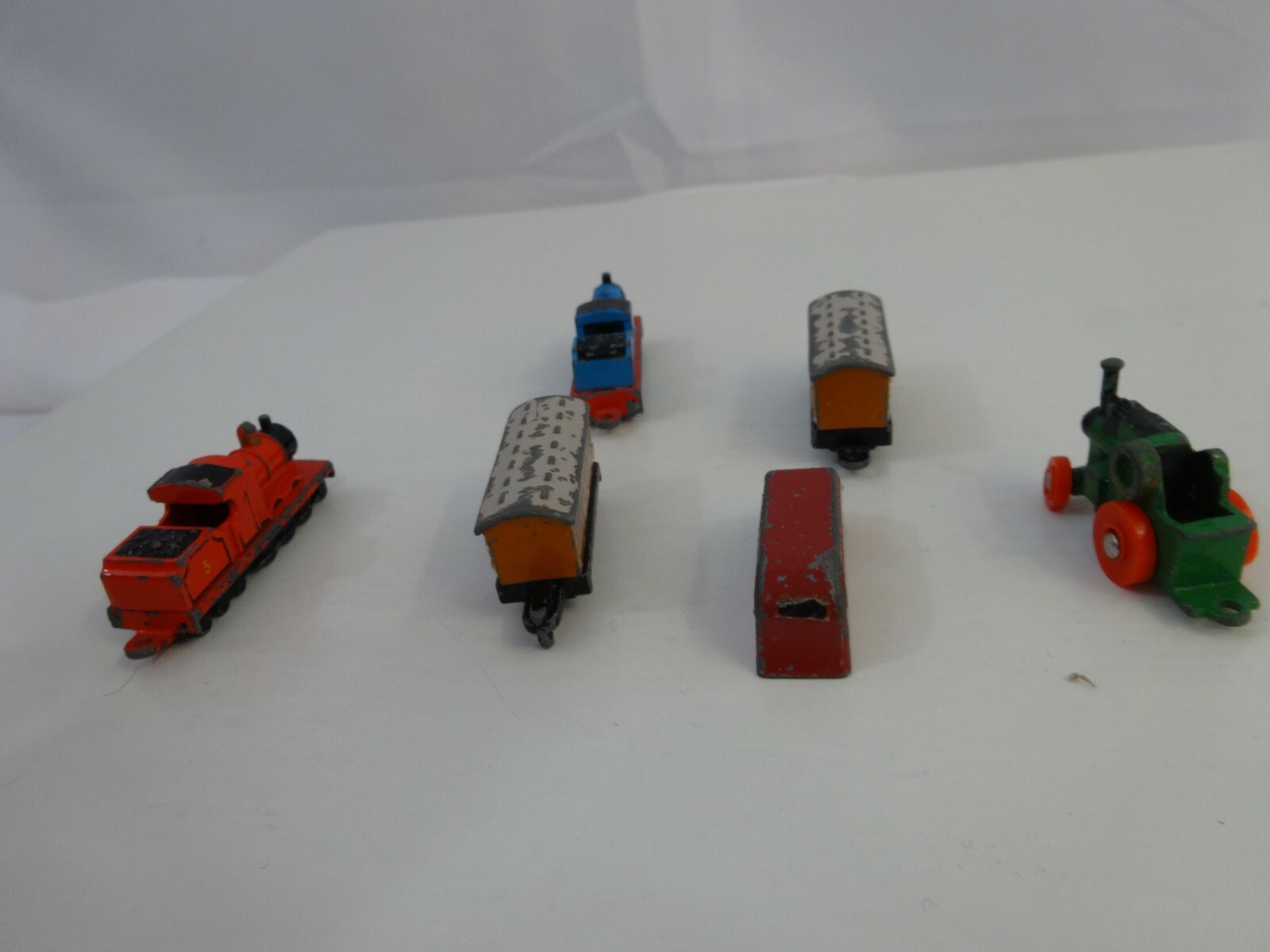 Vtg THOMAS the TRAIN James & Clarabel Annabel Bertie Miniature Die Cast Lot of 6