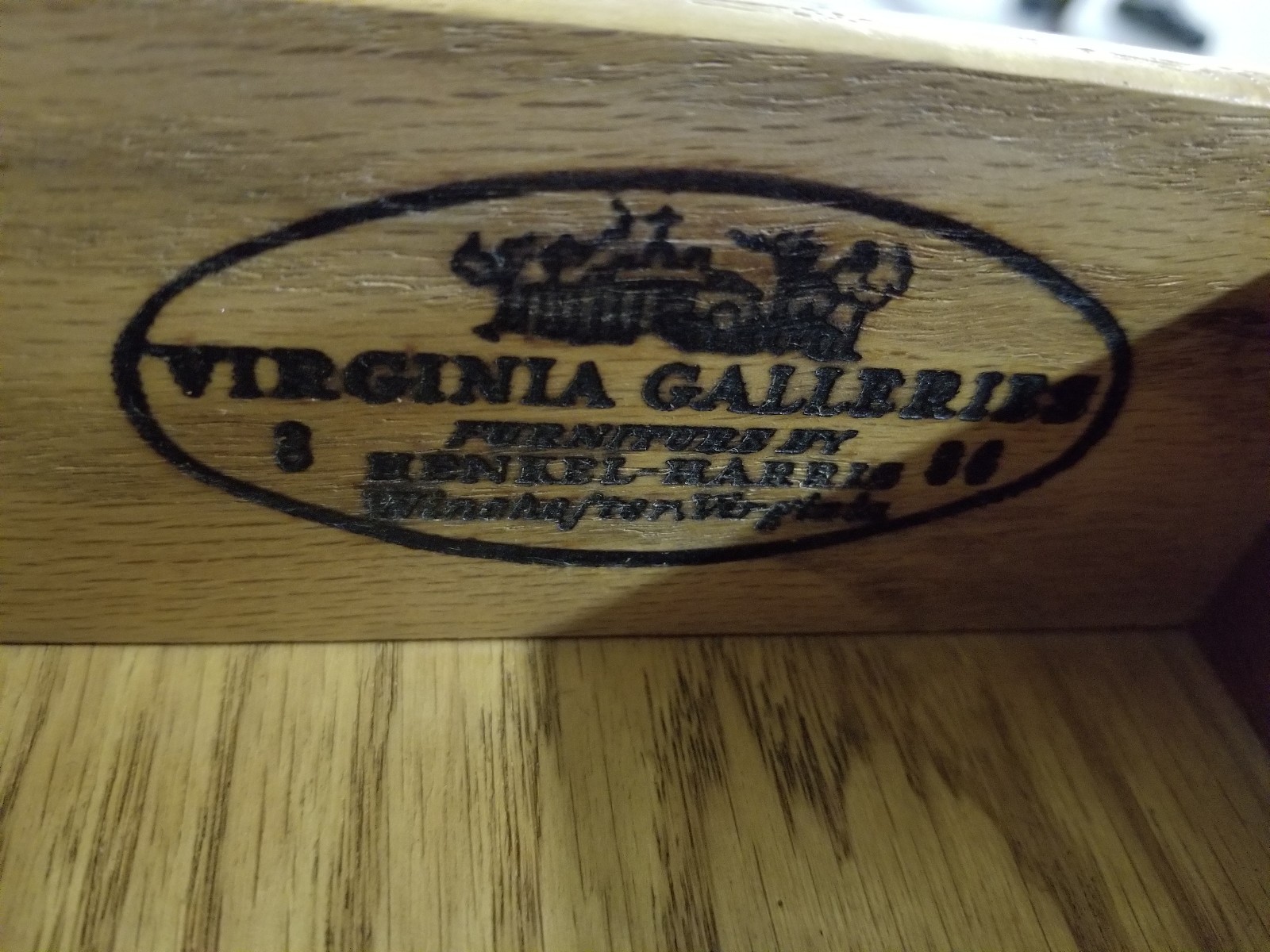 HENKEL HARRIS Mahogany Secretary Desk Chippendale