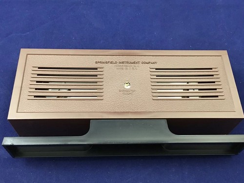 Vintage Springfield Instrument Desk Weather Station Barometer Thermometer USA