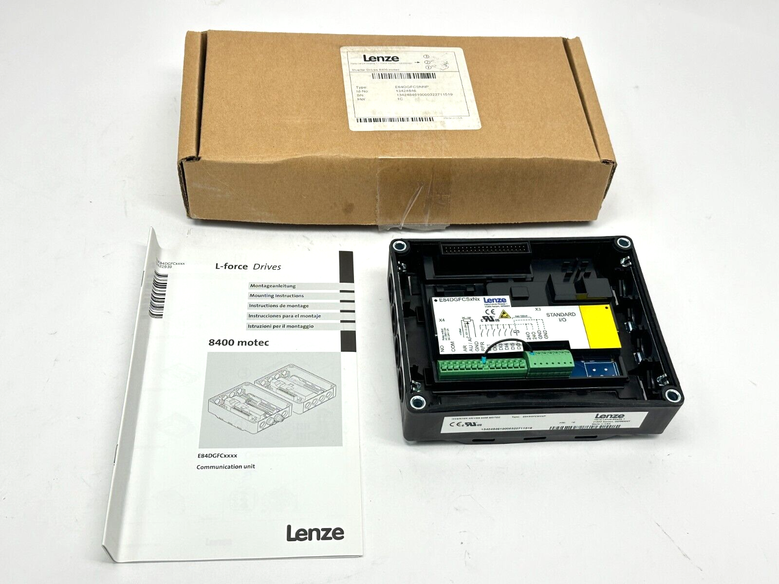 Lenze E84DGFCSNNP Inverter Drive 8400 MOTEC | eBay