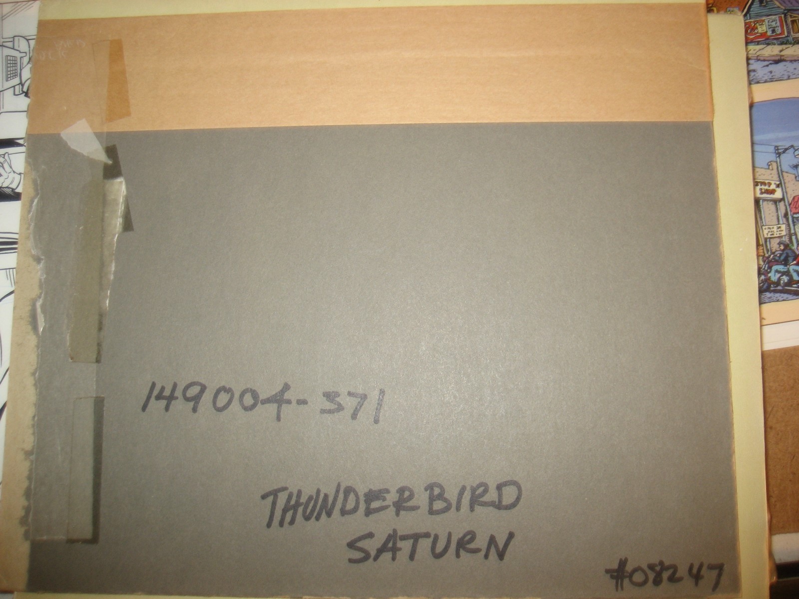 Thunderbird saturn Sports Cars exhibit card Company Archive PRODUCTION PHOTO