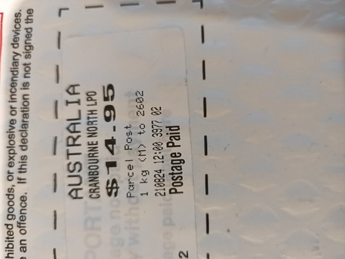 Item photo(s) from verified buyer