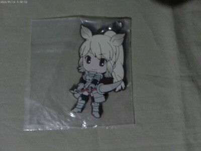Kyun-Chara Illustrations - Kemono Friends White Rhinoceros Rubber Strap Kuji