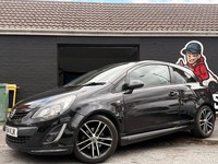 2014 Vauxhall Corsa 1.4T Black Edition 3dr HATCHBACK Petrol Manual