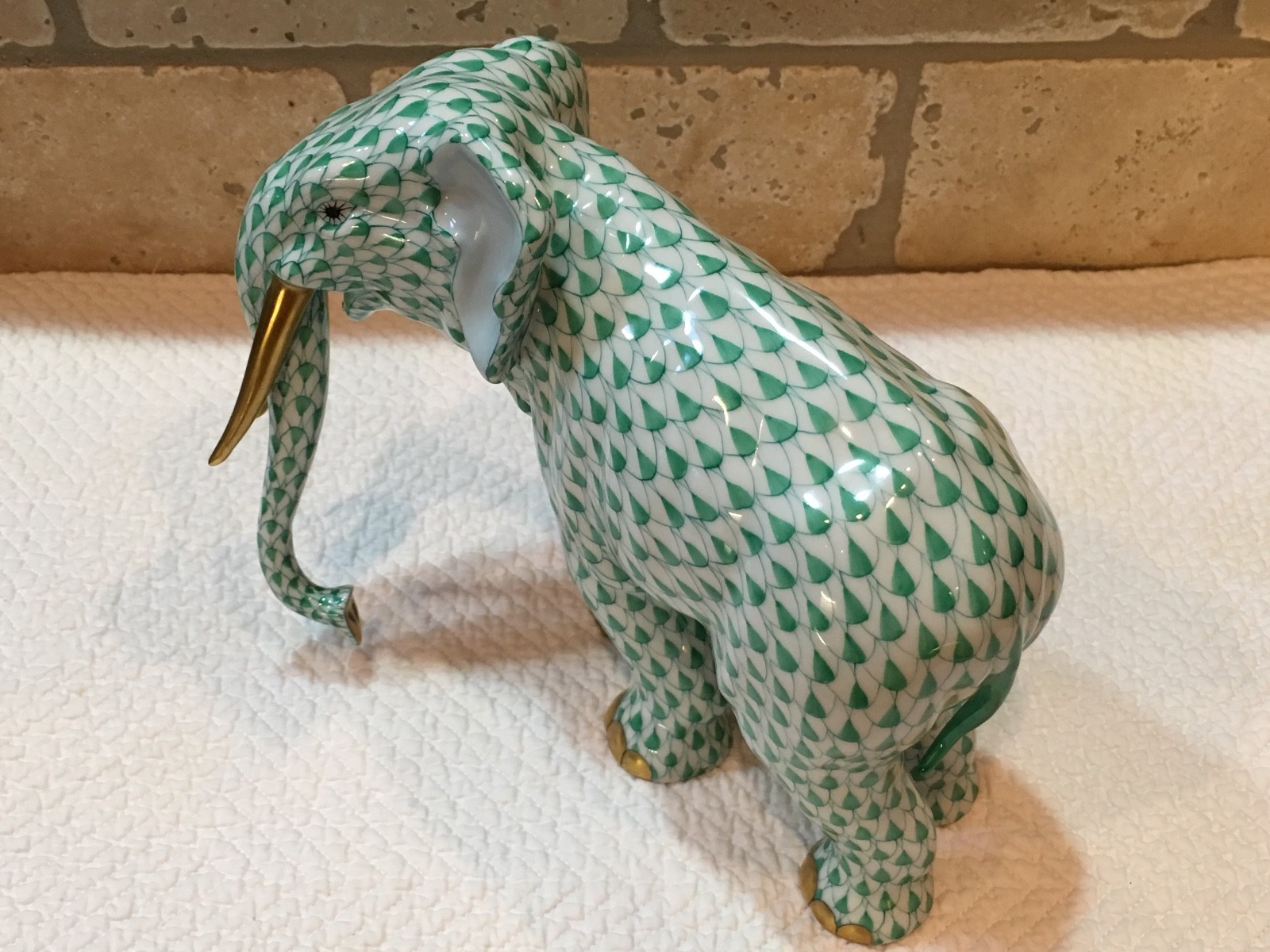 Herend Figurine- Medium Elephant 