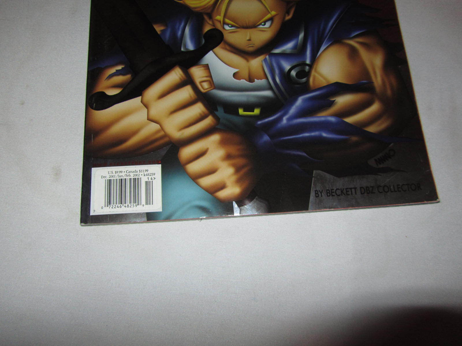 The Best of Dragonball Z Quarterly Magazine Trunks Cover Issue 2 2002 Beckett