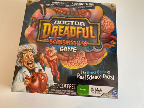 Dr. Doctor Dreadful Scabs N Guts Board Game Educational Gross ...