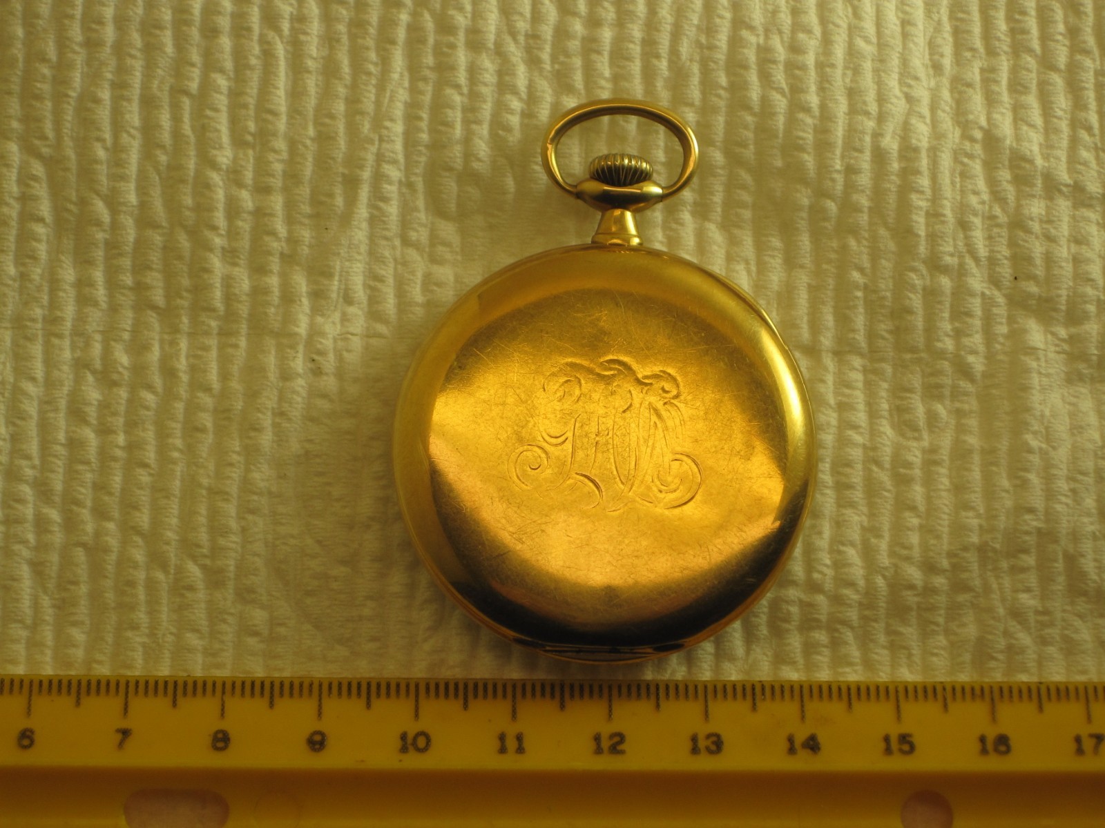 antique pocket watch,Tiffany & Co by Longines Watch Co.,18K solid gold,original